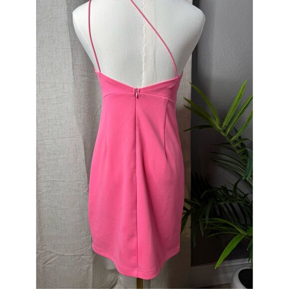 Hello Molly Barbiecore Pink Wedding Guest Vacation Date Night Dress Medium - Picture 6 of 10